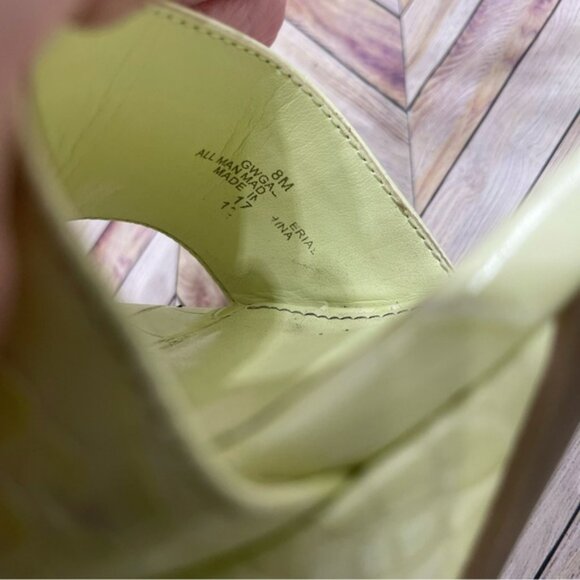 Guess Platform Block Heels Light Green Size‎ 8 sb - Picture 8 of 8